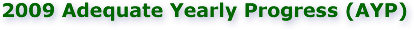 2009 Adequate Yearly Progress (AYP)