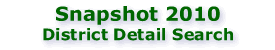 Snapshot 2010: District Detail Search