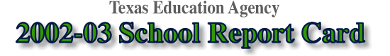 2003 School Report Card