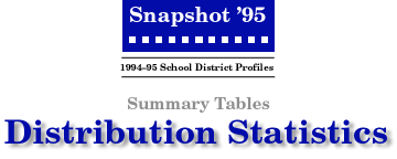 SNAPSHOT '95 Distribution Statistics