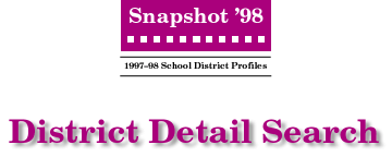 SNAPSHOT '98 District Detail Search